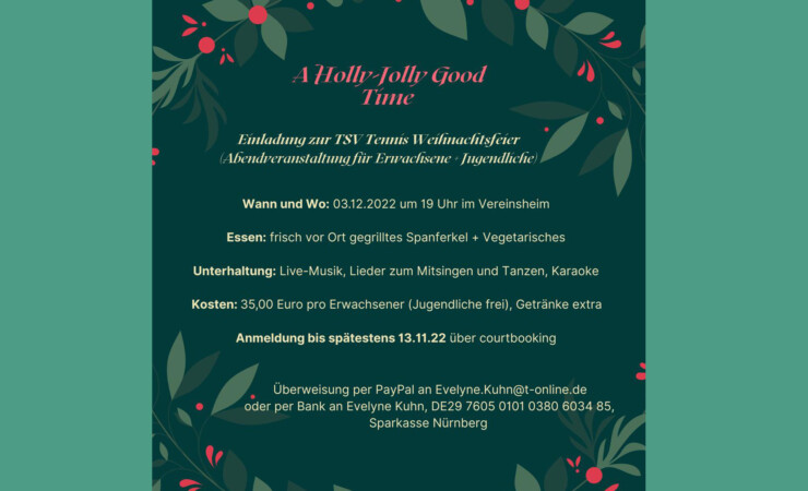 Weihnachtsfeier 2022